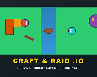 CRAFT & RAID .IO game screenshot