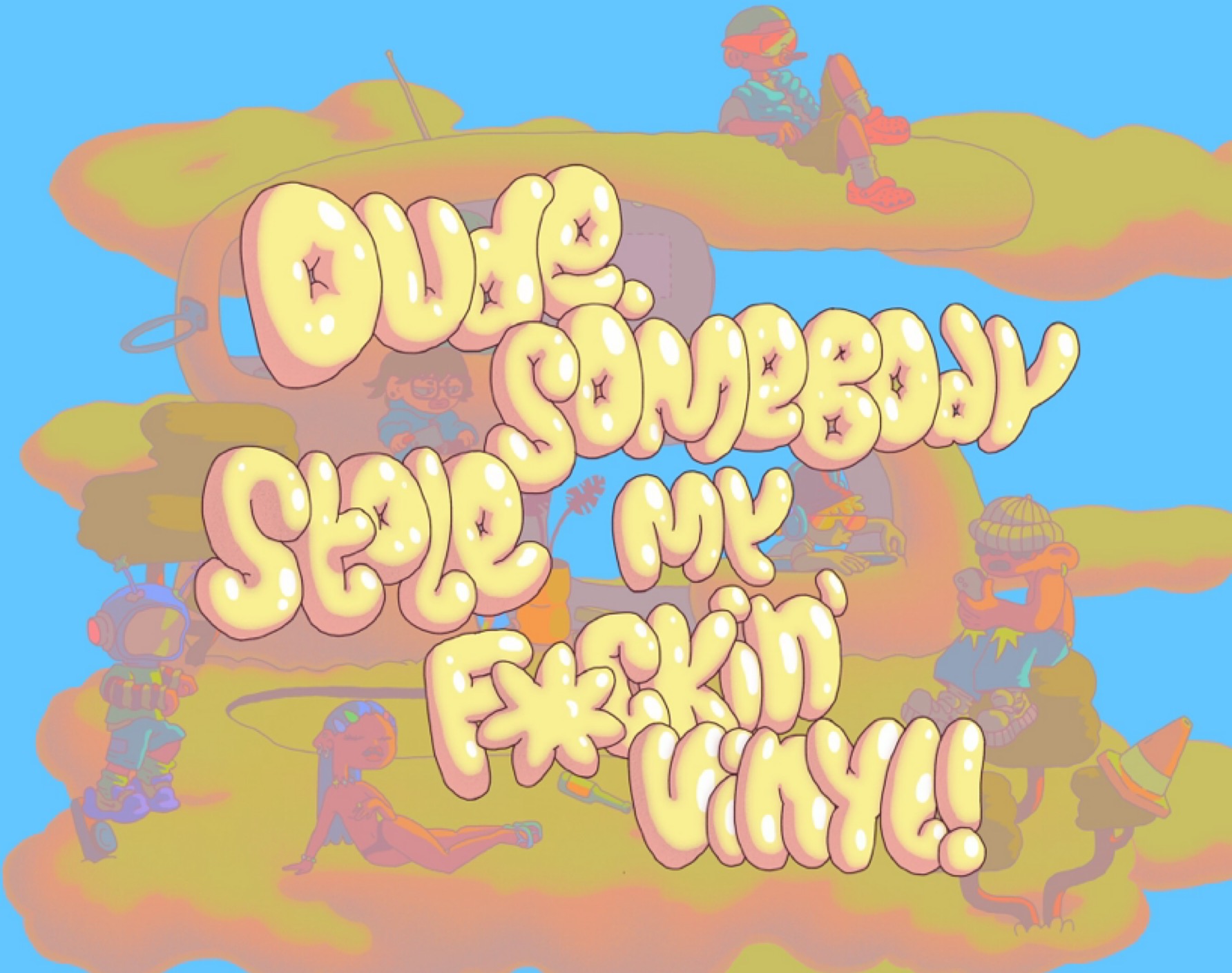 Cover image for Dude, Somebody Stole my Vinyl!