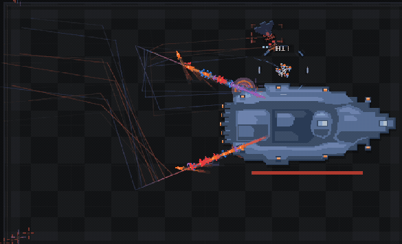 The player fights the Dreadnought amid sweeping missile barrages.