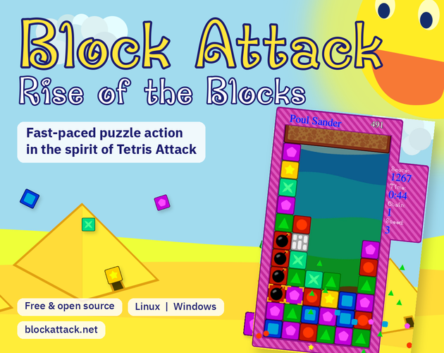 Cover image for Block Attack - Rise of the Blocks