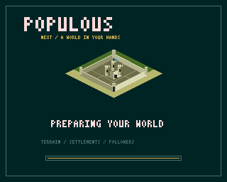 Populous Remake Next game screenshot