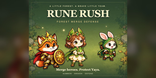 Cover image for Rune Rush: Forest Merge Defense