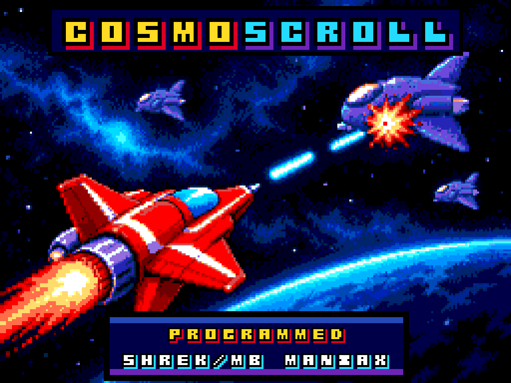 CosmoScroll (ZX Spectrum Next) by shrek128