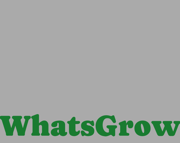 Cover image for WhatsGrow