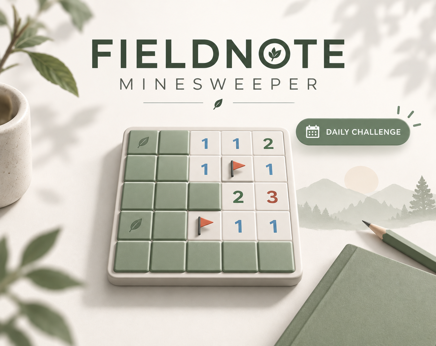 Cover image for FIELDNOTE Minesweeper