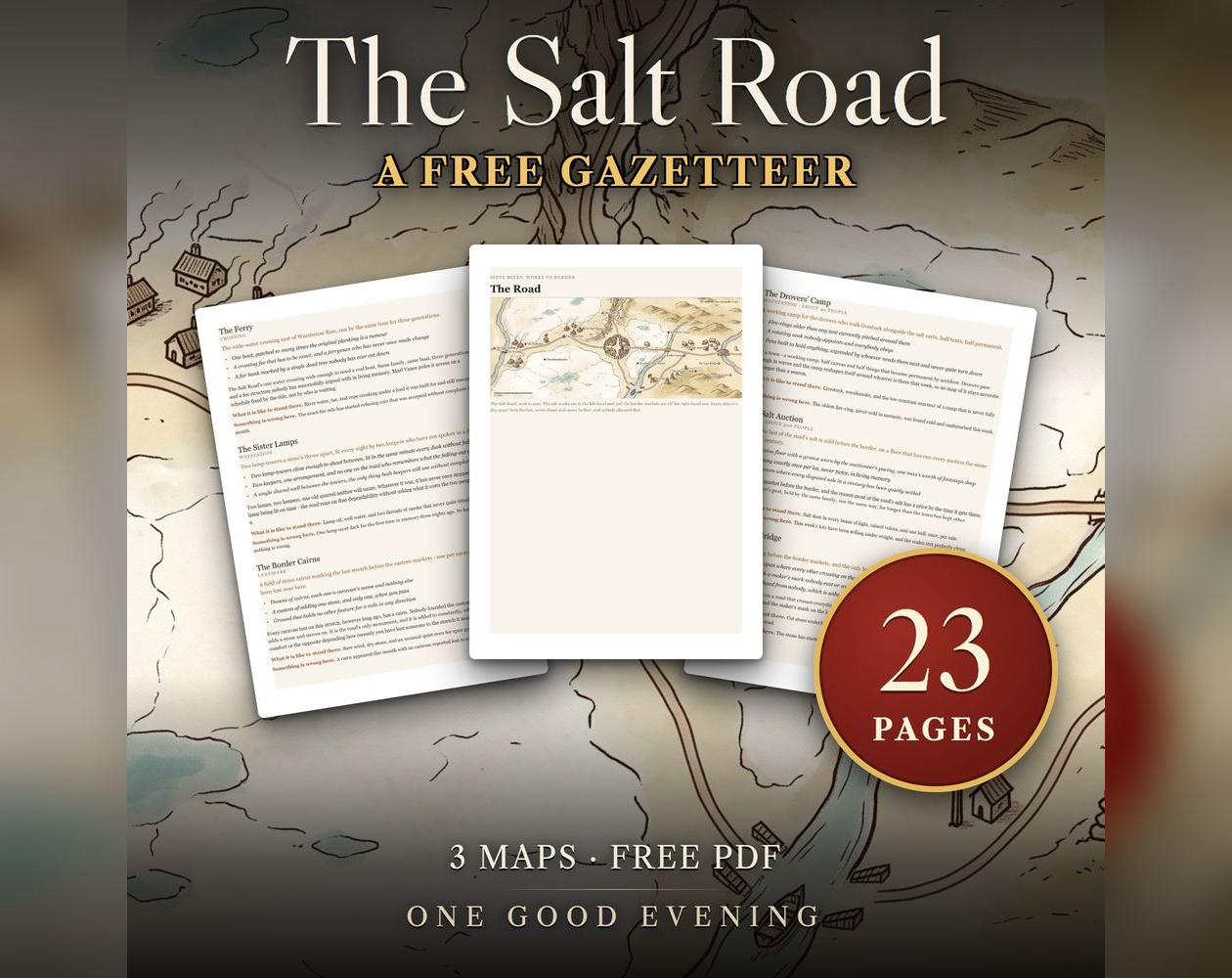 Cover image for The Salt Road — a free 5e-compatible setting