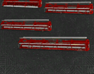 Massey Ferguson Bean Headers - No decals, Sorry!