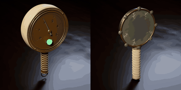 Full 360-degree views of the EMF and Dew Lens