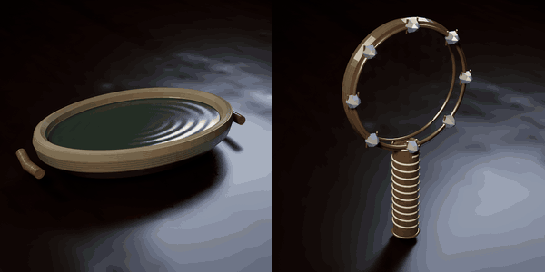 Full 360-degree views of the Ink Basin and Mineral Trace Lens