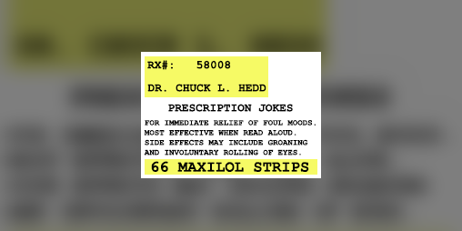 Cover image for Prescription Jokes (Patent Pending)