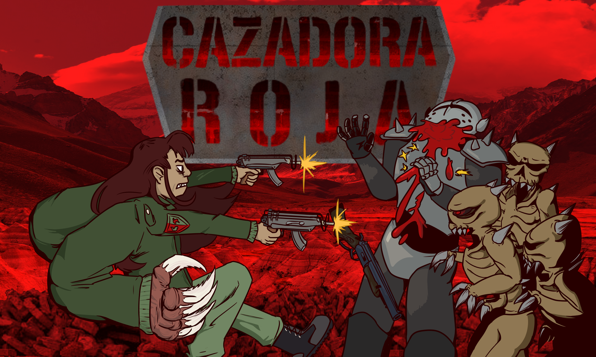 Cover image for CAZADORA ROJA