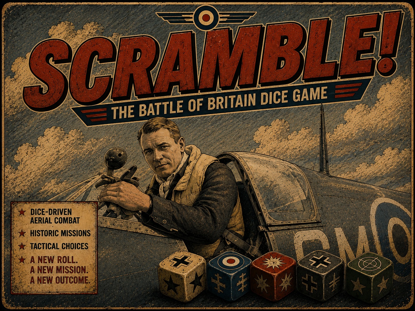 Portada de Scramble! The Battle of Britain Dice Game