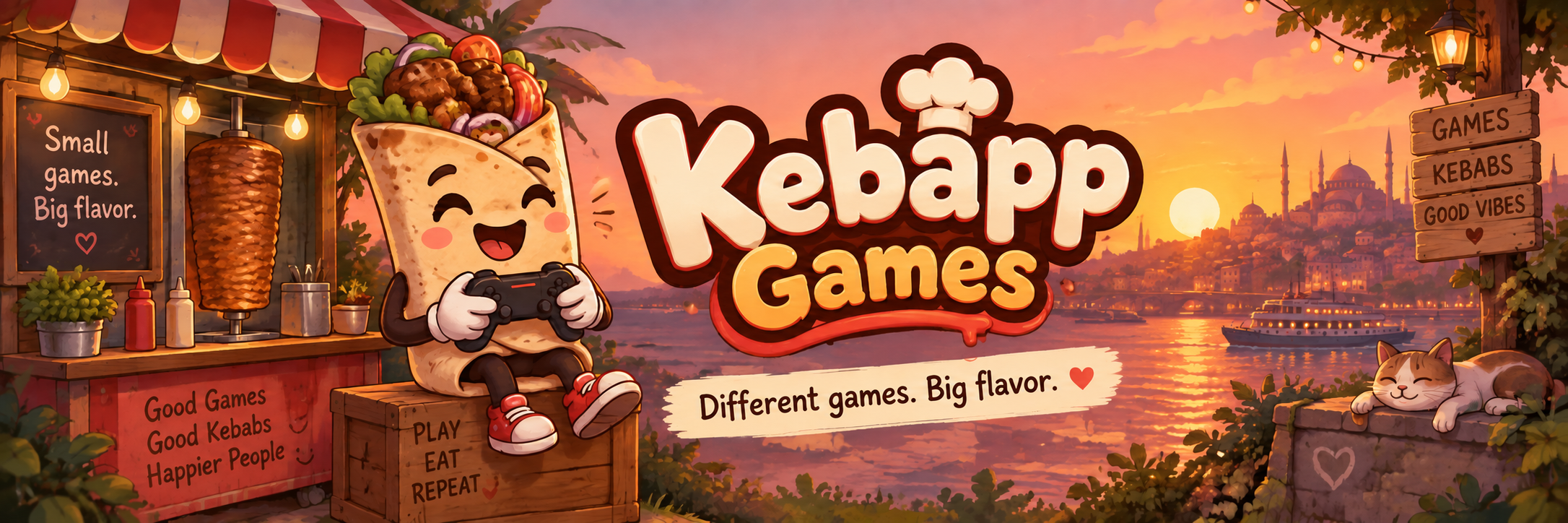 Kebapp Games — Different games. Big flavor.