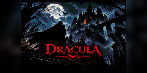 Cover image for Dracula - English - Amiga Illustrated Edition