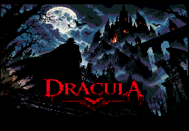Cover image for Dracula - English - Amiga Illustrated Edition