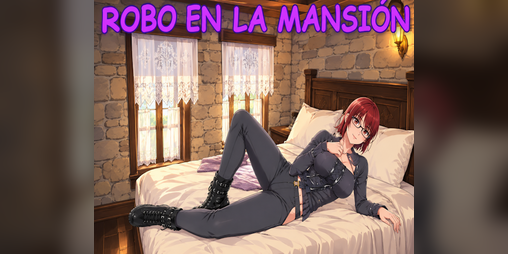 Cover image for Robo en la mansión