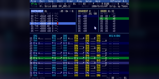 Cover image for MXTracker (ZX Spectrum Next)