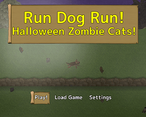 Cover art for Run Dog Run!: Halloween Zombie Cats!