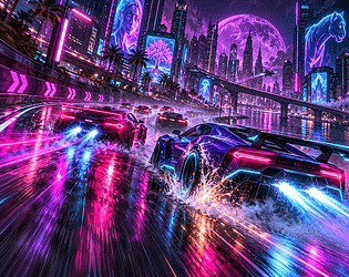 NEON RUSH game screenshot