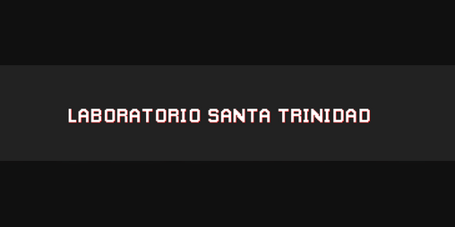 Cover image for Laboratorio Santa Trinidad
