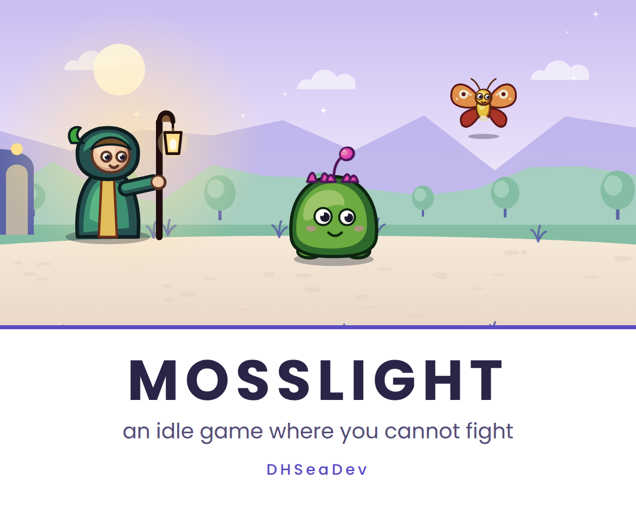 Cover image for MOSSLIGHT - An idle game about a healer who cannot attack.