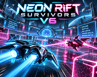 Neon Rift Survivors V6 game screenshot