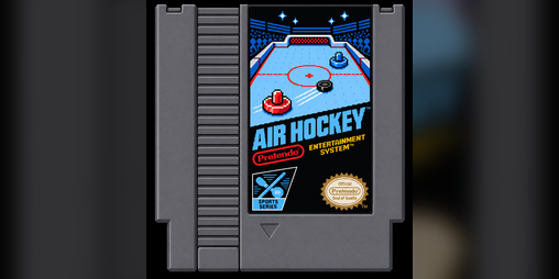 Cover image for Air Hockey - NES Black Box