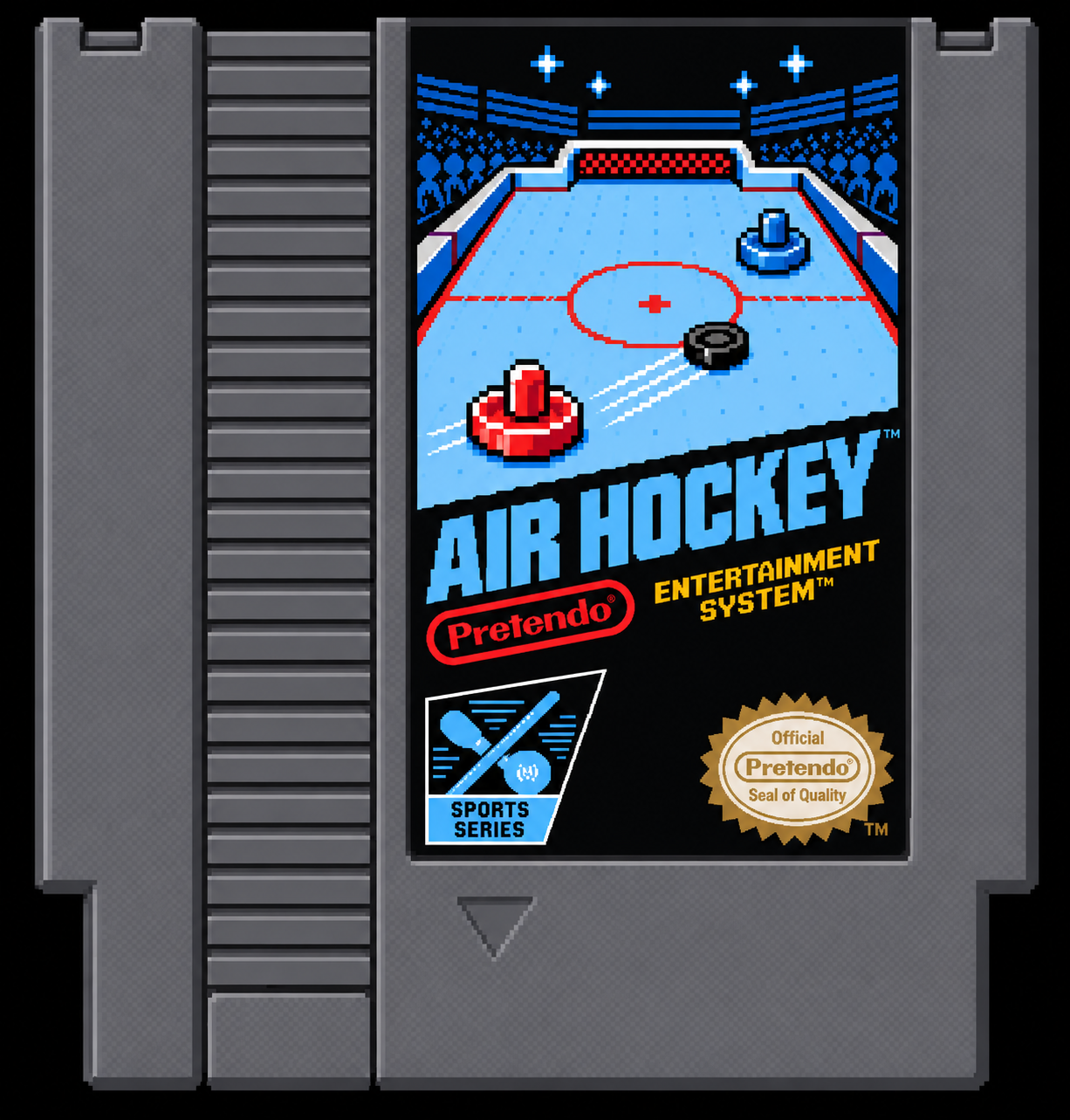 Cover image for Air Hockey - NES Black Box