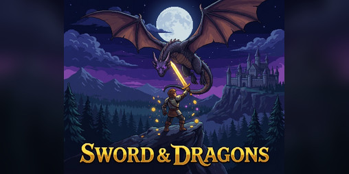 Cover image for Sword and dragons