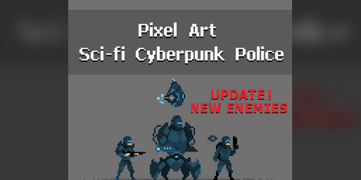 Pixel Art Sci Fi Cyberpunk Police By Evgeniy Luch