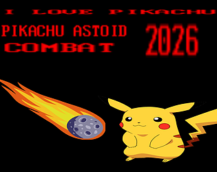 Pikachu Astoids Combat game screenshot