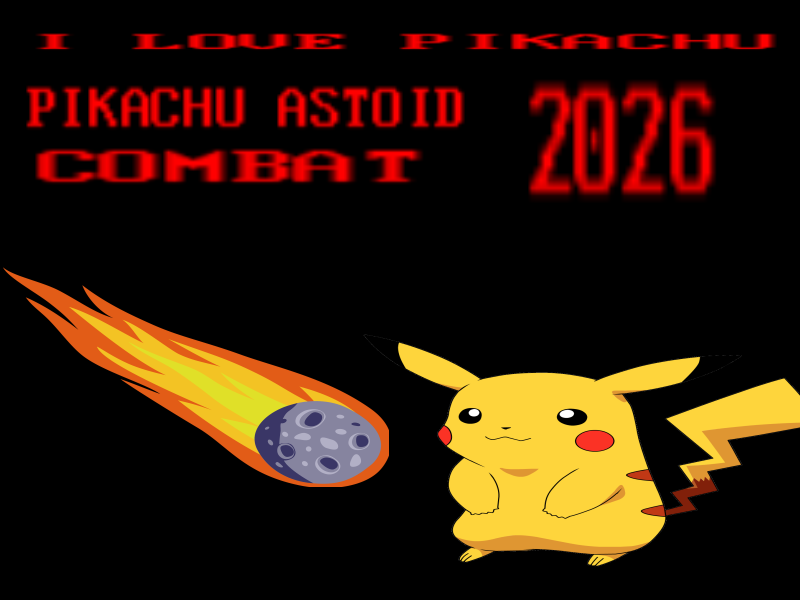 Pikachu Astoids Combat