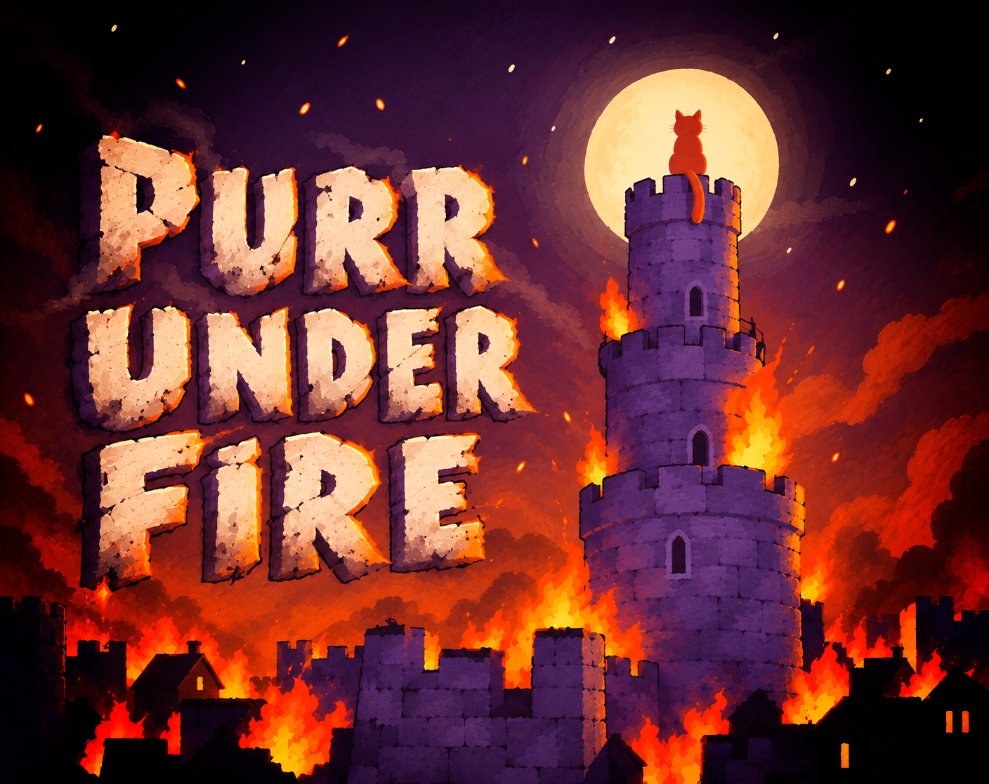 Cover image for PURR UNDER FIRE