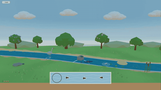 Fishing and reeling in a catch in Wanderbound