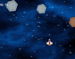 Space dodge game game screenshot