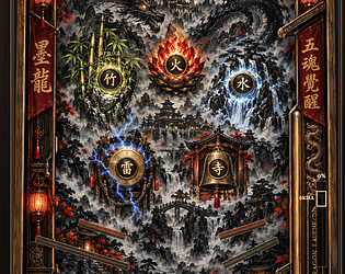 InkDragonPinball game screenshot