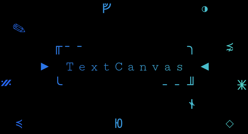 Cover image for TextCanvas — ASCII / Unicode Art Studio