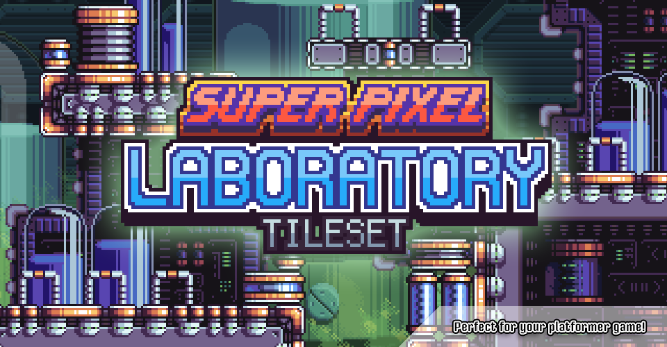 Super Pixel Laboratory Tileset