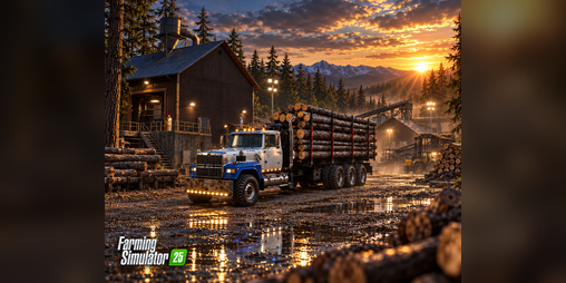 Cover image for FORD LTL9000 LOG TRUCK W/ PUP (updated 7/3)
