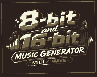Cover image for 8-bit and 16-bit Music Generator
