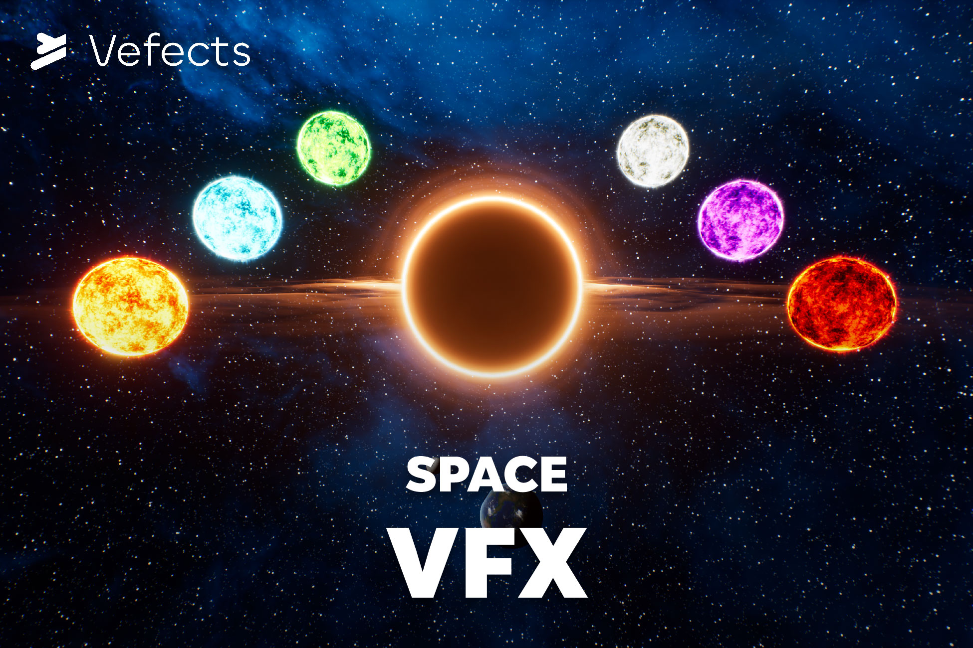 Space VFX - Unity DEMO by Vefects - Realtime VFX for Games