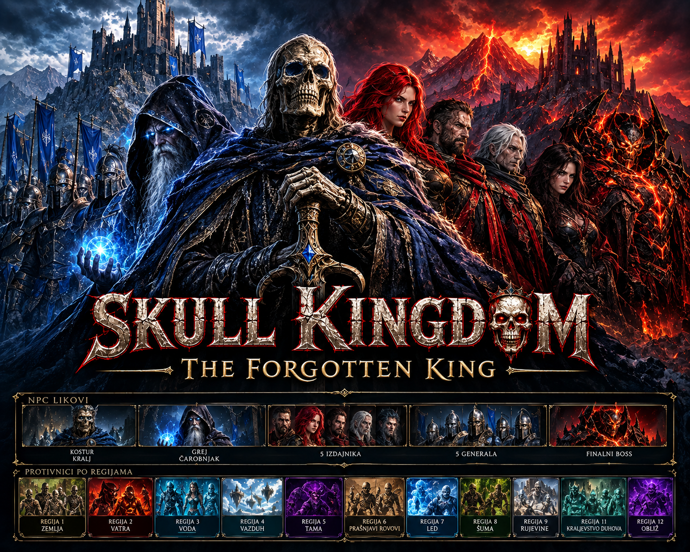 Cover image for SKULL KINGDOM: THE FORGOTTEN KING