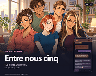 Entre nous cinq game screenshot