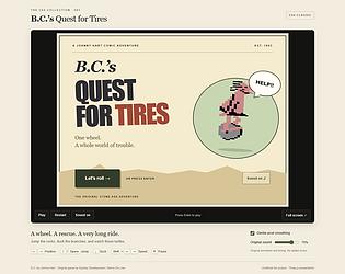 B.C.'s Quest for Tires · A Stone Age Adventure game screenshot