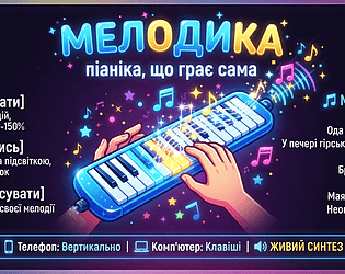 Мелодика — піаніка, що грає сама game screenshot