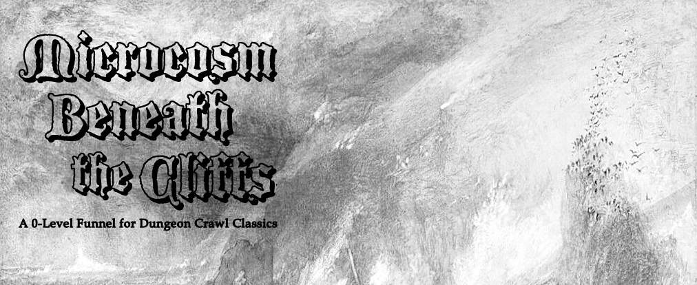 Microcosm Beneath the Cliffs (DCC RPG)