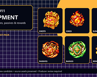GAME-0011 Equipment Pixel Art Pack