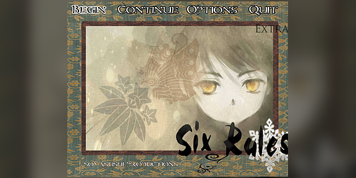 Cover image for Six Rules: The Visual Novel