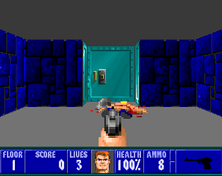 Wolfenstein 3D for Nintendo 64 game screenshot