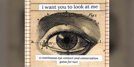 Cover image for i want you to look at me